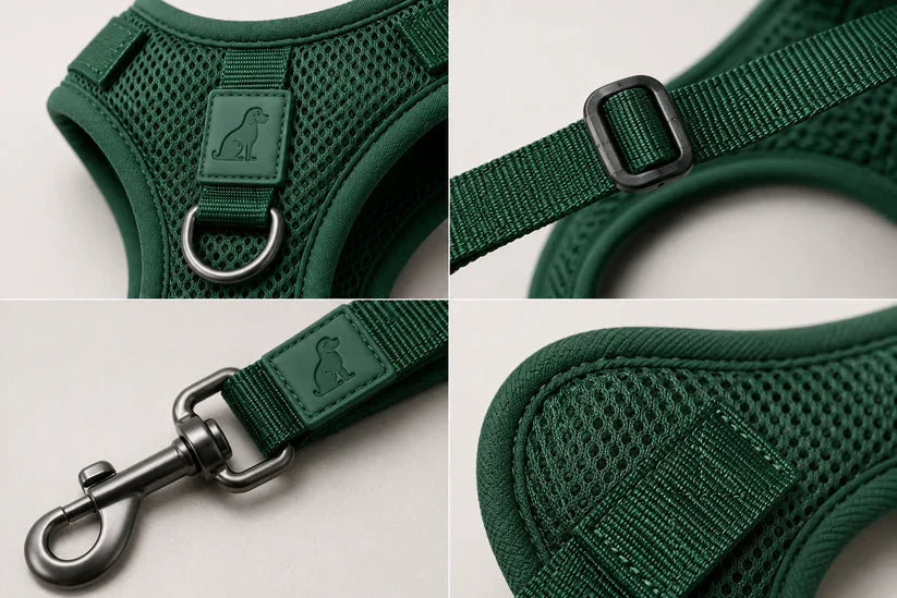 Breathable Dog Vest Harness Set