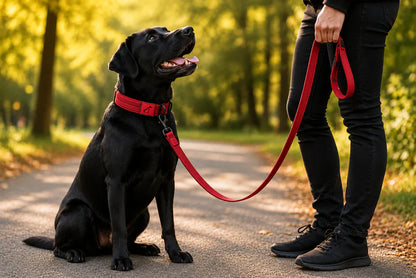 Heavy-Duty Dog Collar and Leash Set