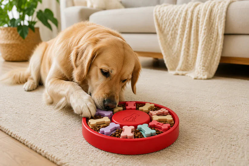 Interactive Dog Puzzle Bowl