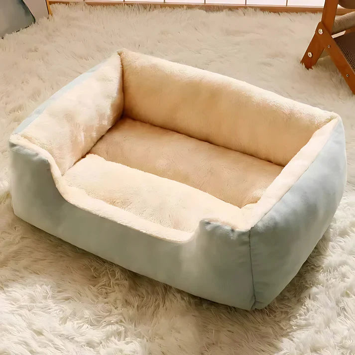 Rectangular Plush Dog and Cat Bed